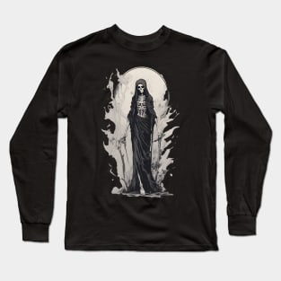 Nuestra Señora de la Santa Muerte Long Sleeve T-Shirt